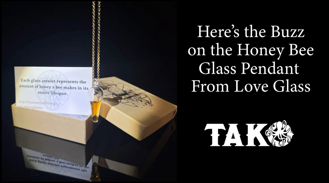 Here’s the Buzz on the Honey Bee Glass Pendant From Love Glass
