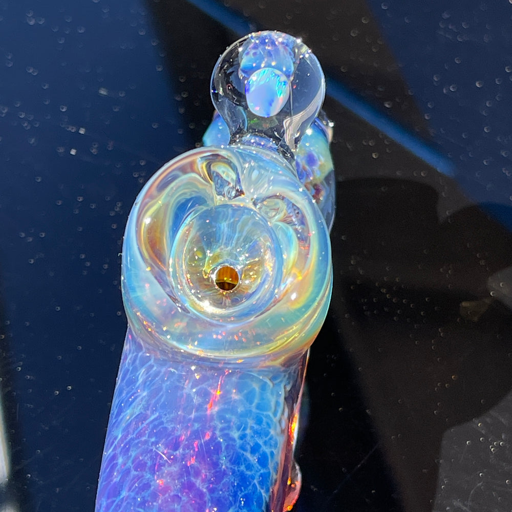 Purple Nebula Space Ray Pipe Glass Pipe Tako Glass   
