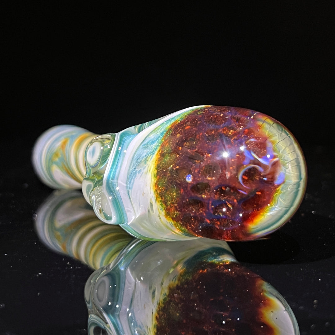 Jupiter Alien Brain Honeycomb Glass Pipe Plug a Nug   