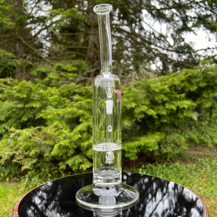 Solid Glass 12" Hurricane Bubbler Glass Pipe Solid Glass   