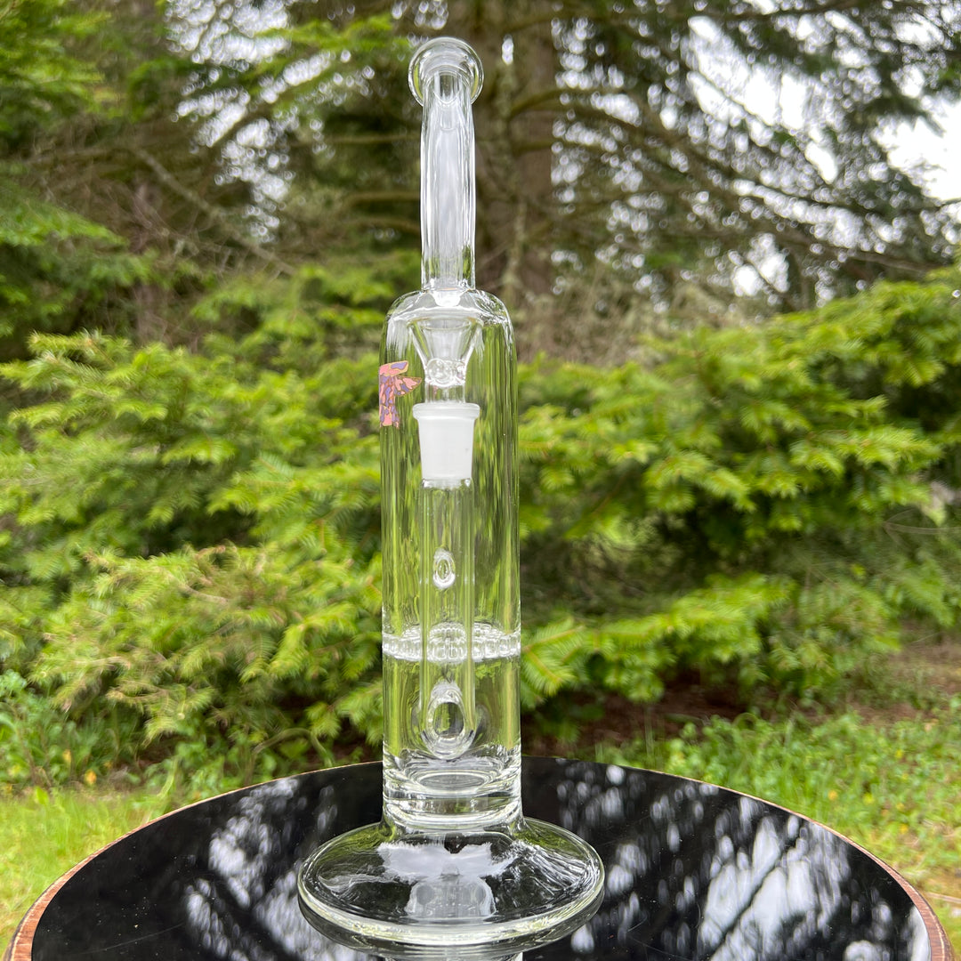 Solid Glass 12" Hurricane Bubbler Glass Pipe Solid Glass   