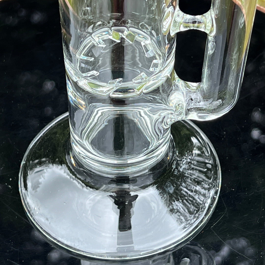 Solid Glass 12" Tornado Bubbler Glass Pipe Solid Glass   