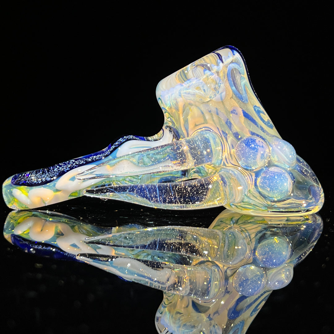 Horned Dichro Hammer Glass Pipe Jeff Cooper   