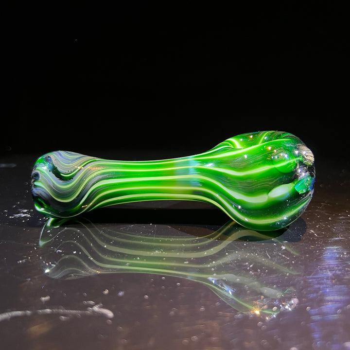 Experimental Green UV Pipe Glass Pipe Taggart Glass   