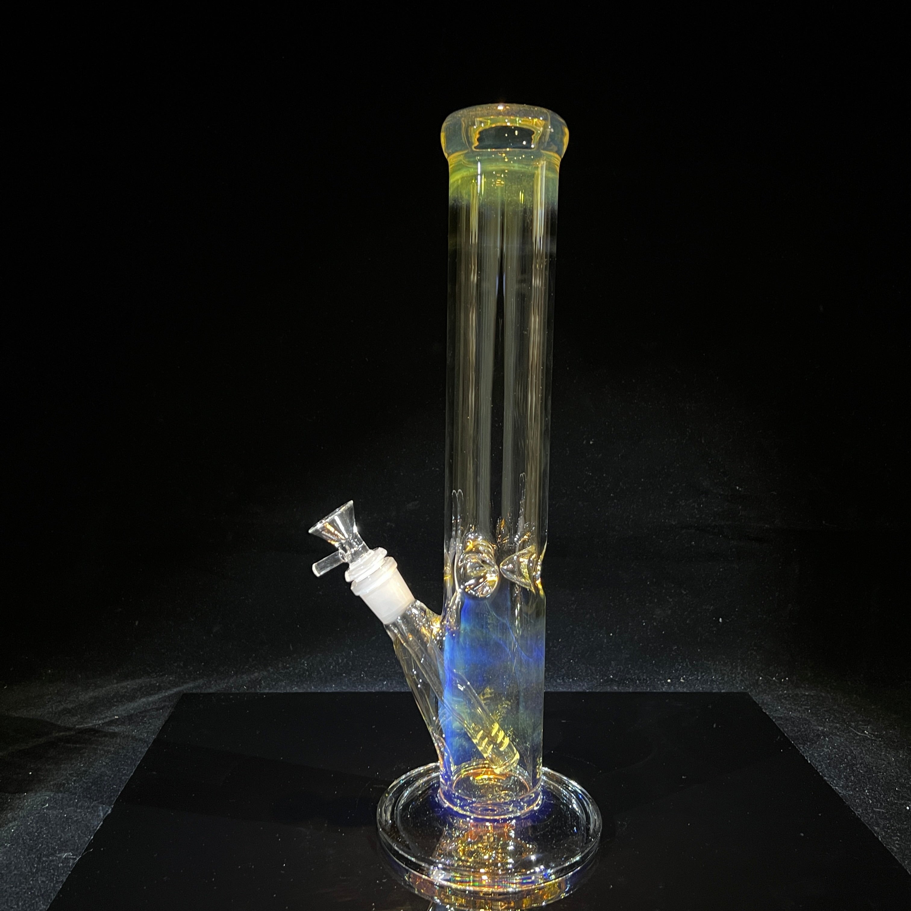 Gold Fumed Marbled Sherlock Pipe – Tako Glass