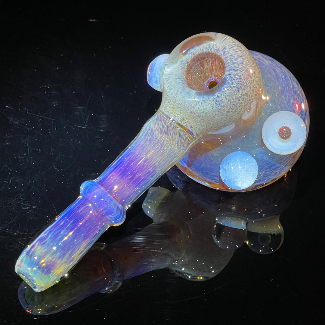 Purple Nebula Black Planet Opal Hammer Glass Pipe Tako Glass   