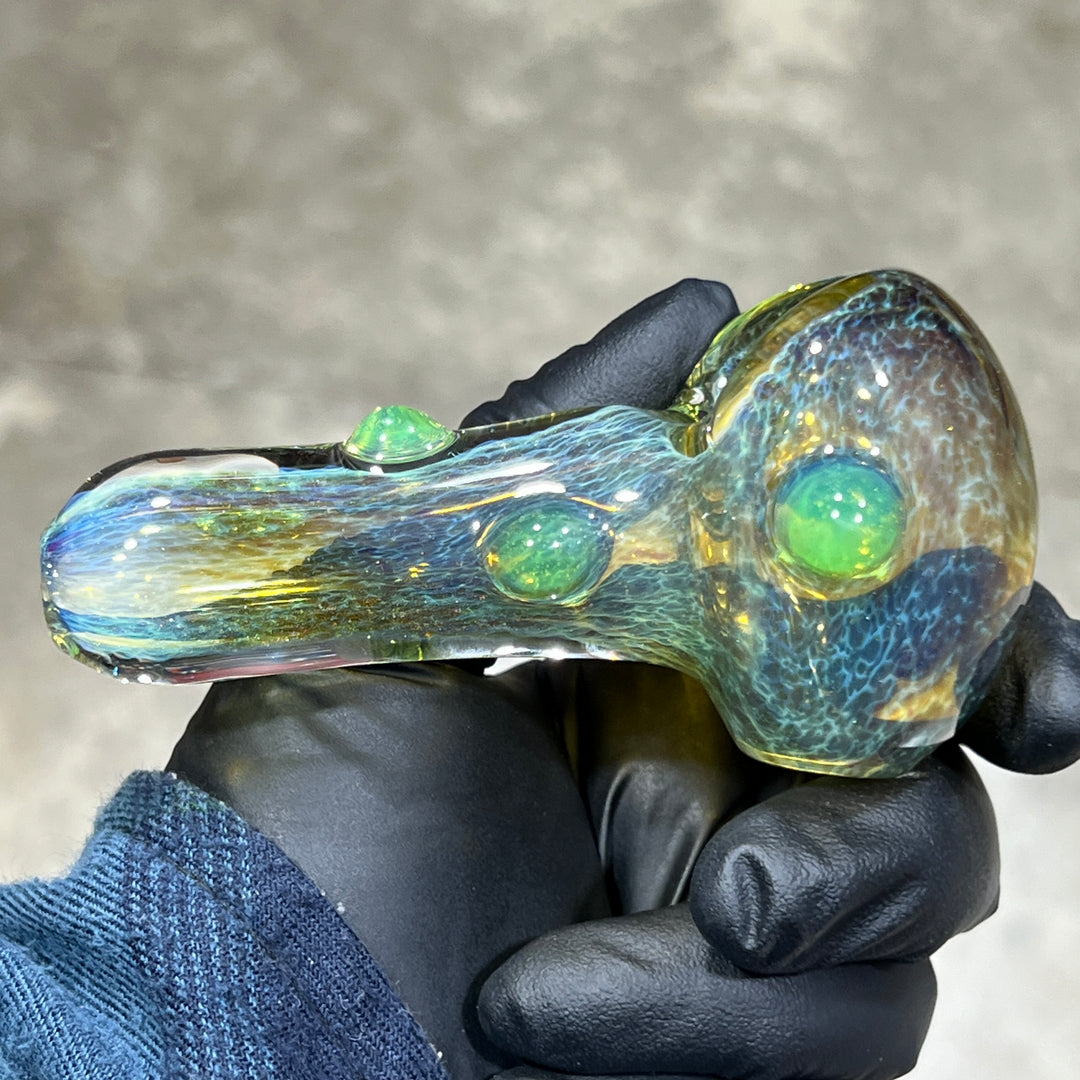 Mystery Aventurine Pipe Glass Pipe Chuck Glass   