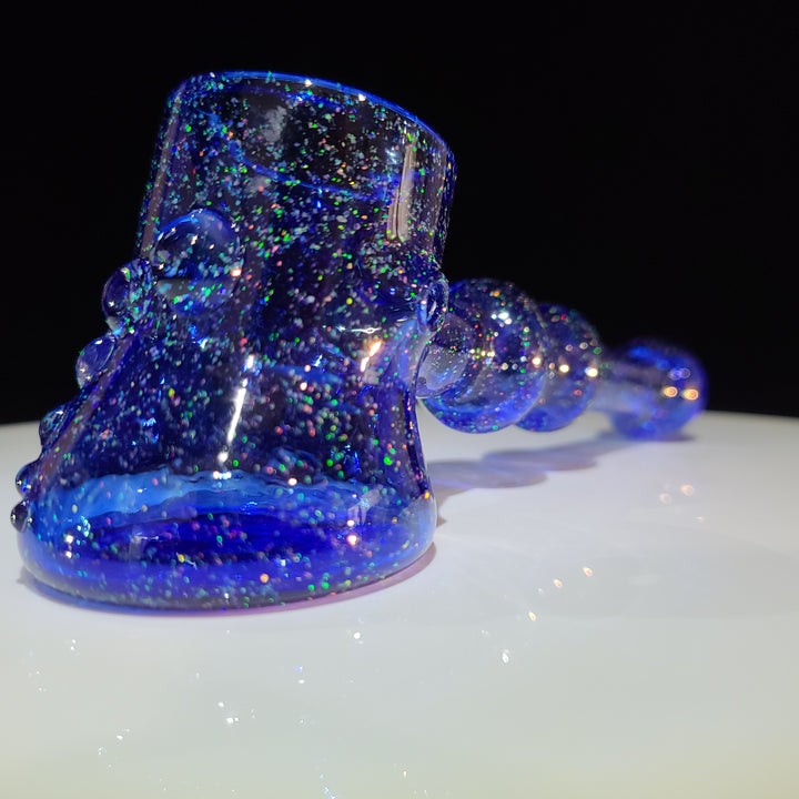 Puffco Proxy Hammer Crushed Opal Blue Glass Pipe Noah the Glassblowa   