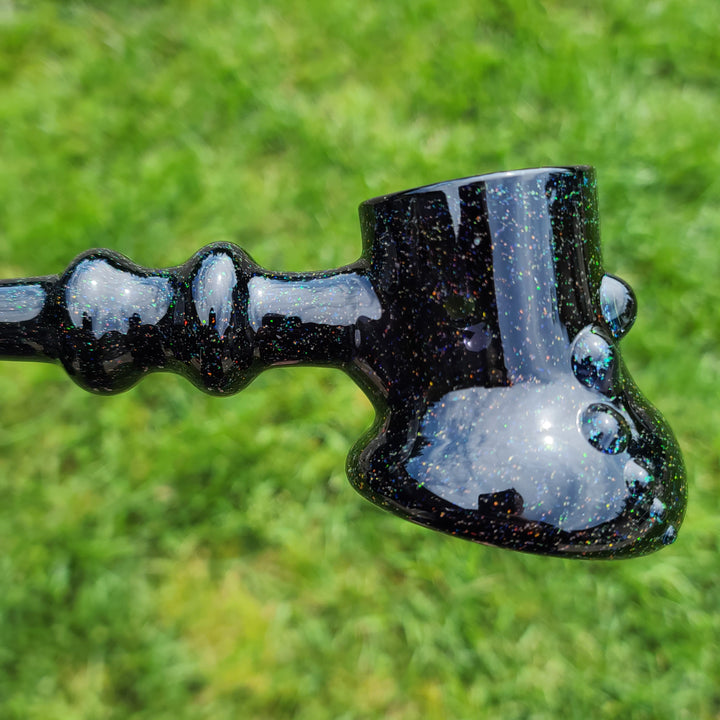 Puffco Proxy Hammer Crushed Opal Black Glass Pipe Noah the Glassblowa   