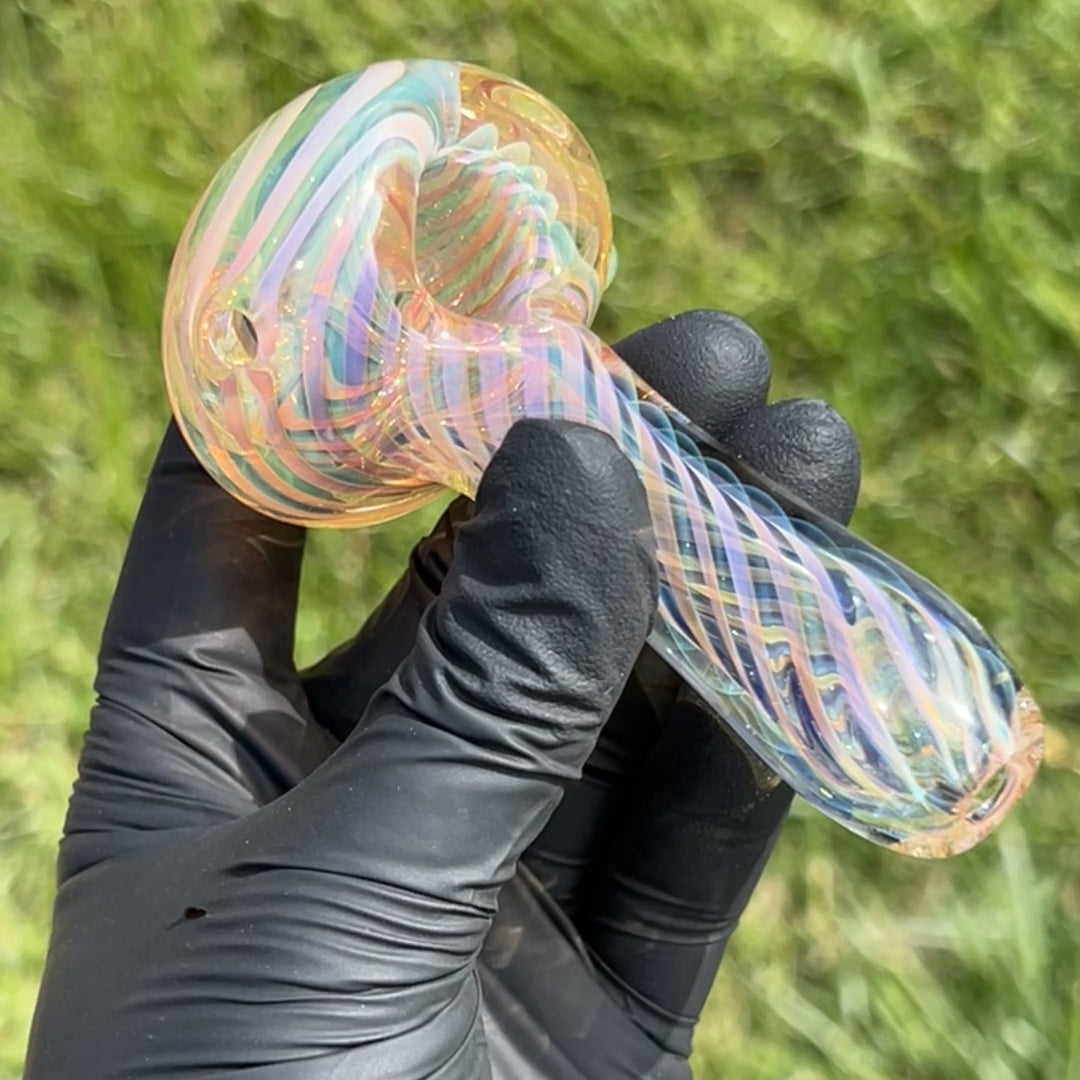 Thick Fume Pipe Green Slyme Marble