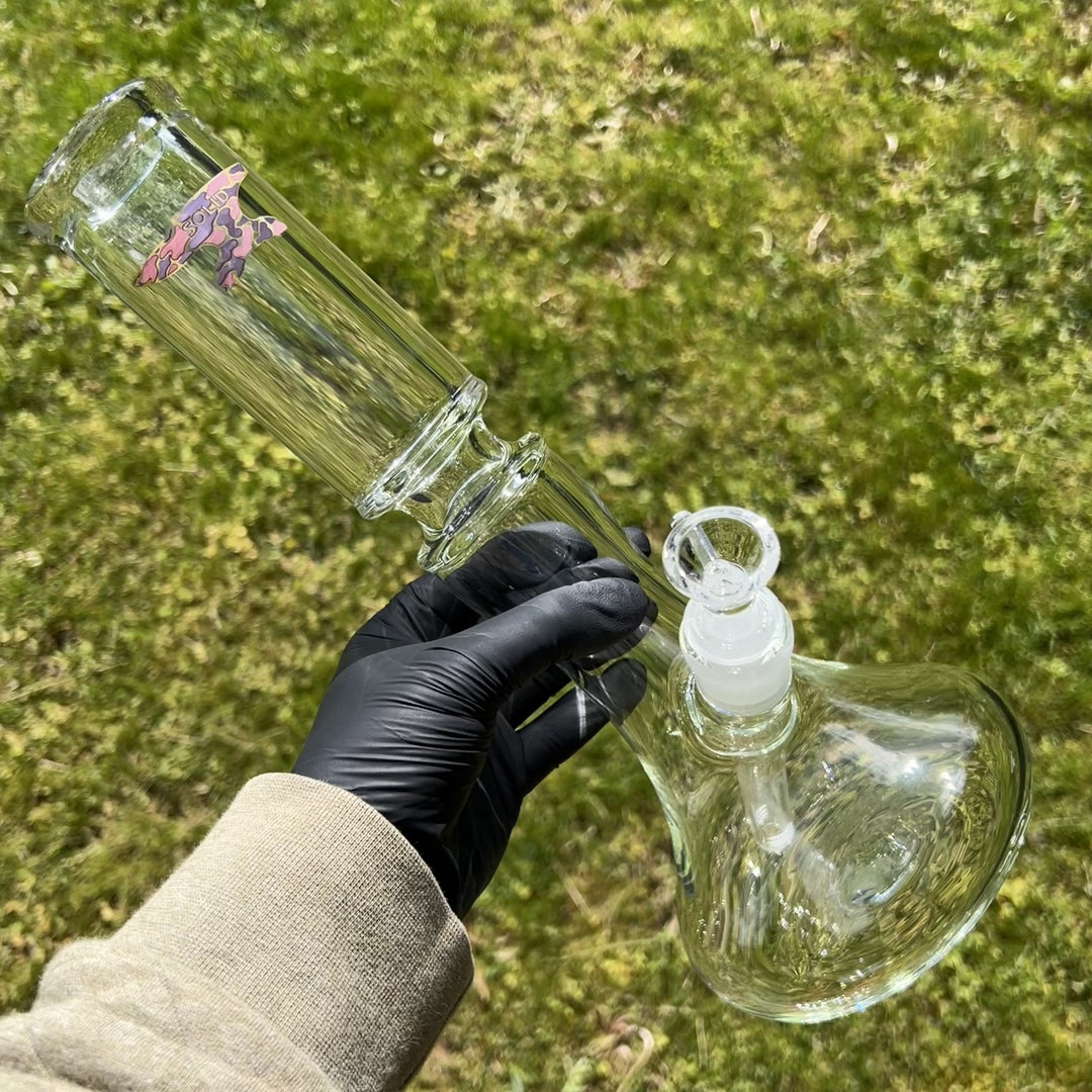 Solid Glass 12" Beaker Bong