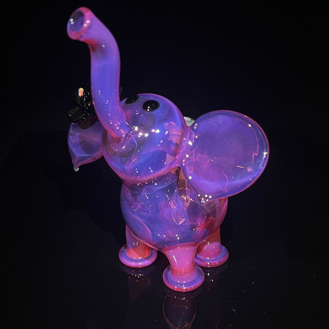 Karmaline Elephant Mini Rig Glass Pipe Flame Princess Glass   