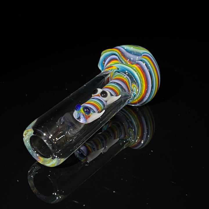 Spiral Dragon Spoon Glass Pipe Gus Glass   