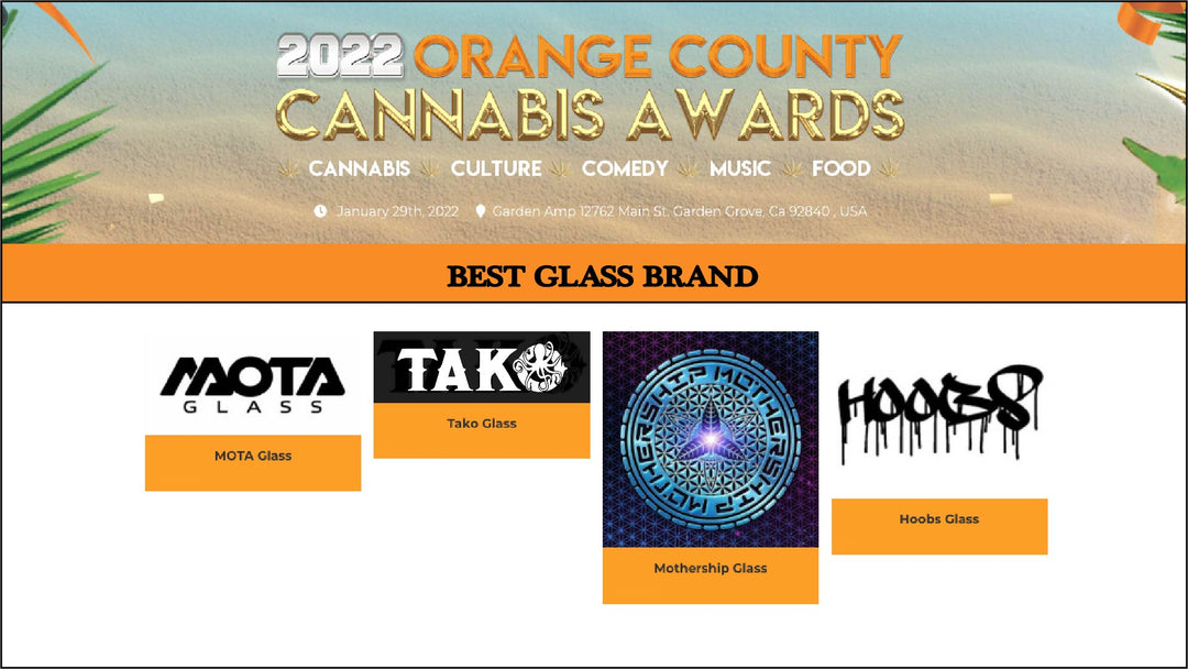 Cannabis Awards - Tako Glass