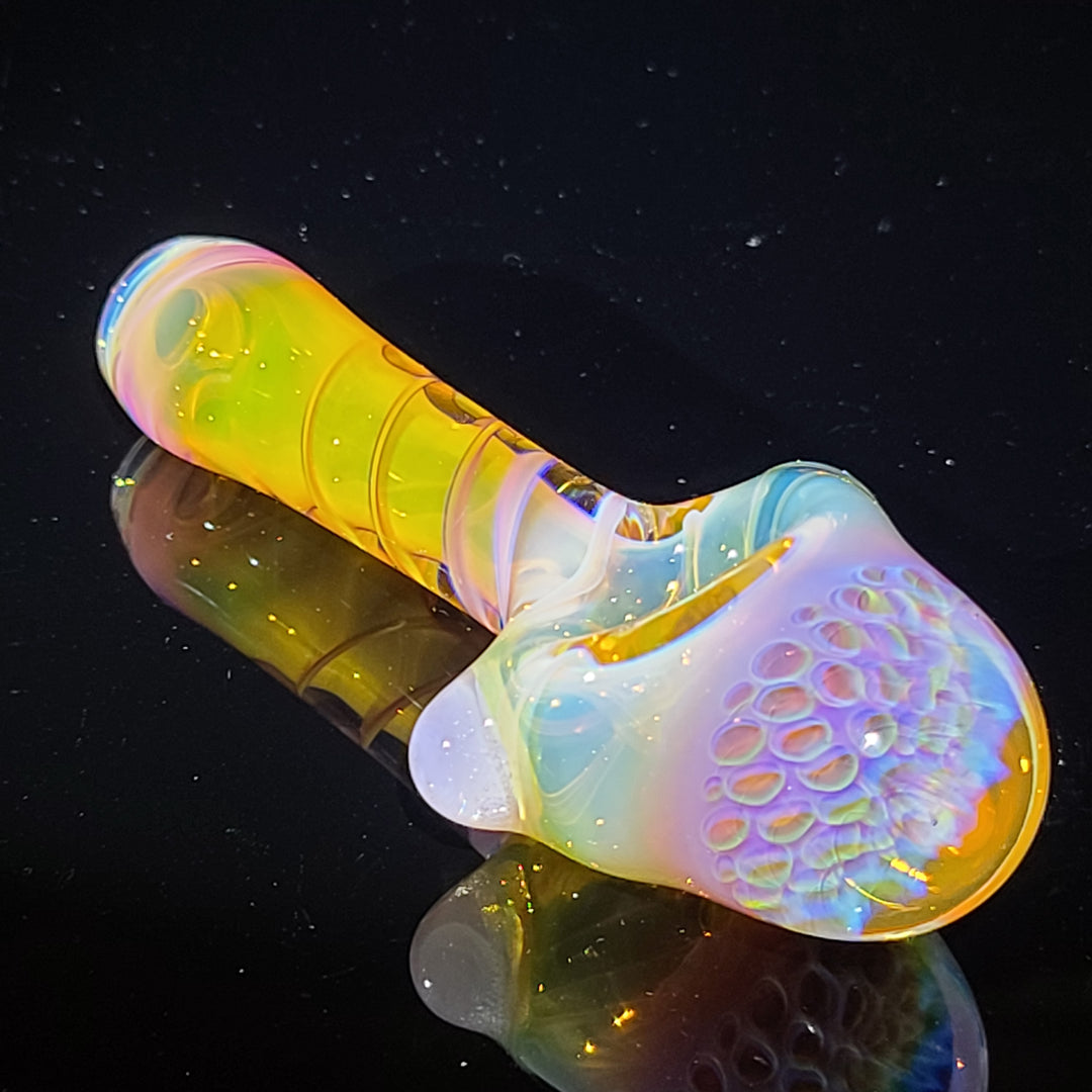 Alien Brain Honeycomb Pipe Glass Pipe Plug a Nug   