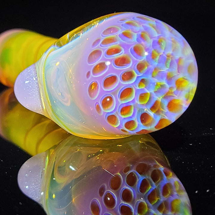 Alien Brain Honeycomb Pipe Glass Pipe Plug a Nug   