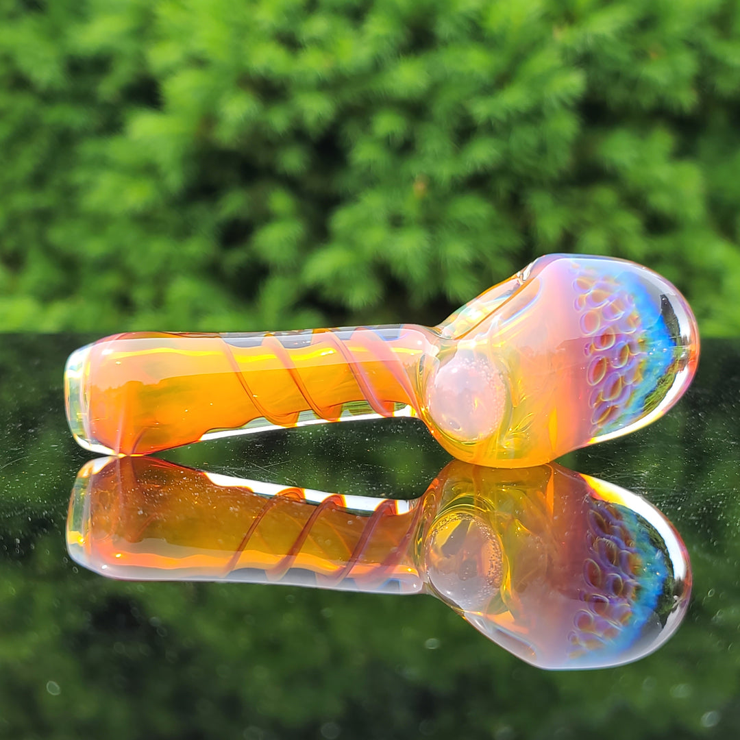 Alien Brain Honeycomb Pipe Glass Pipe Plug a Nug   