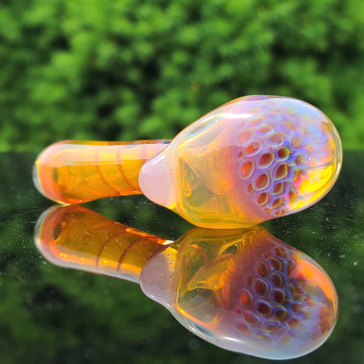 Alien Brain Honeycomb Pipe Glass Pipe Plug a Nug   