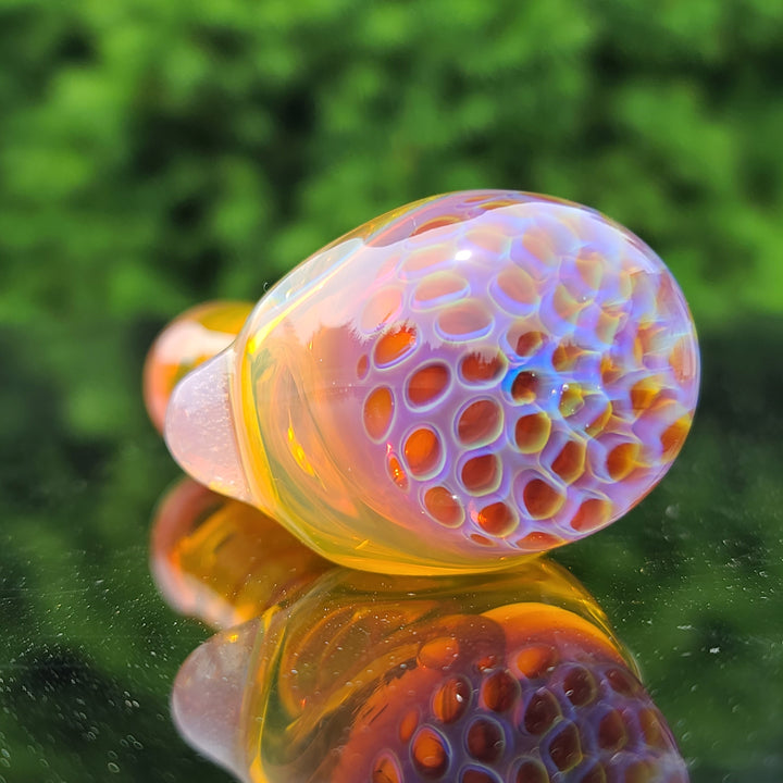 Alien Brain Honeycomb Pipe Glass Pipe Plug a Nug   