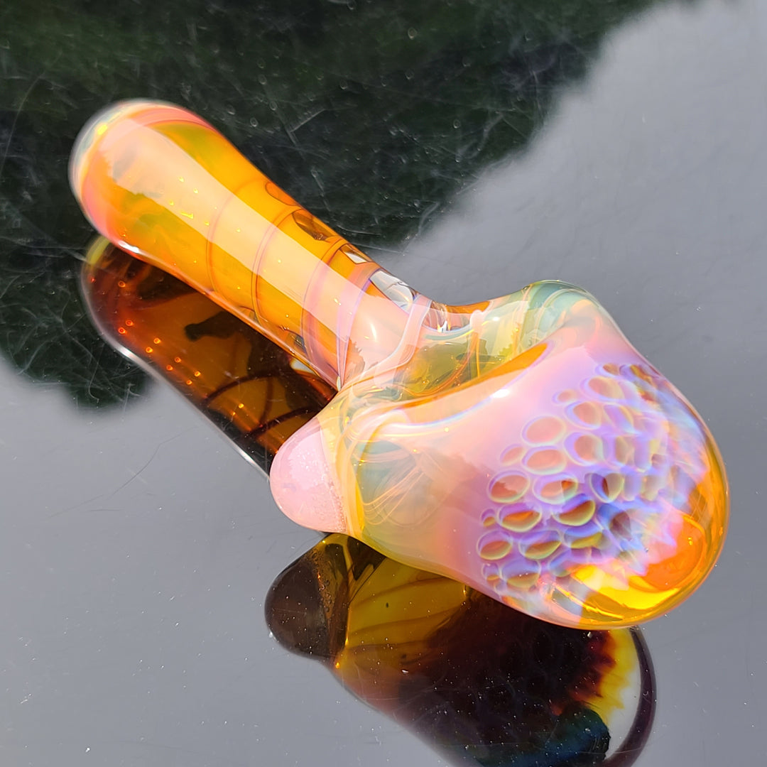 Alien Brain Honeycomb Pipe Glass Pipe Plug a Nug   