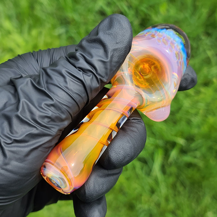 Alien Brain Honeycomb Pipe Glass Pipe Plug a Nug   