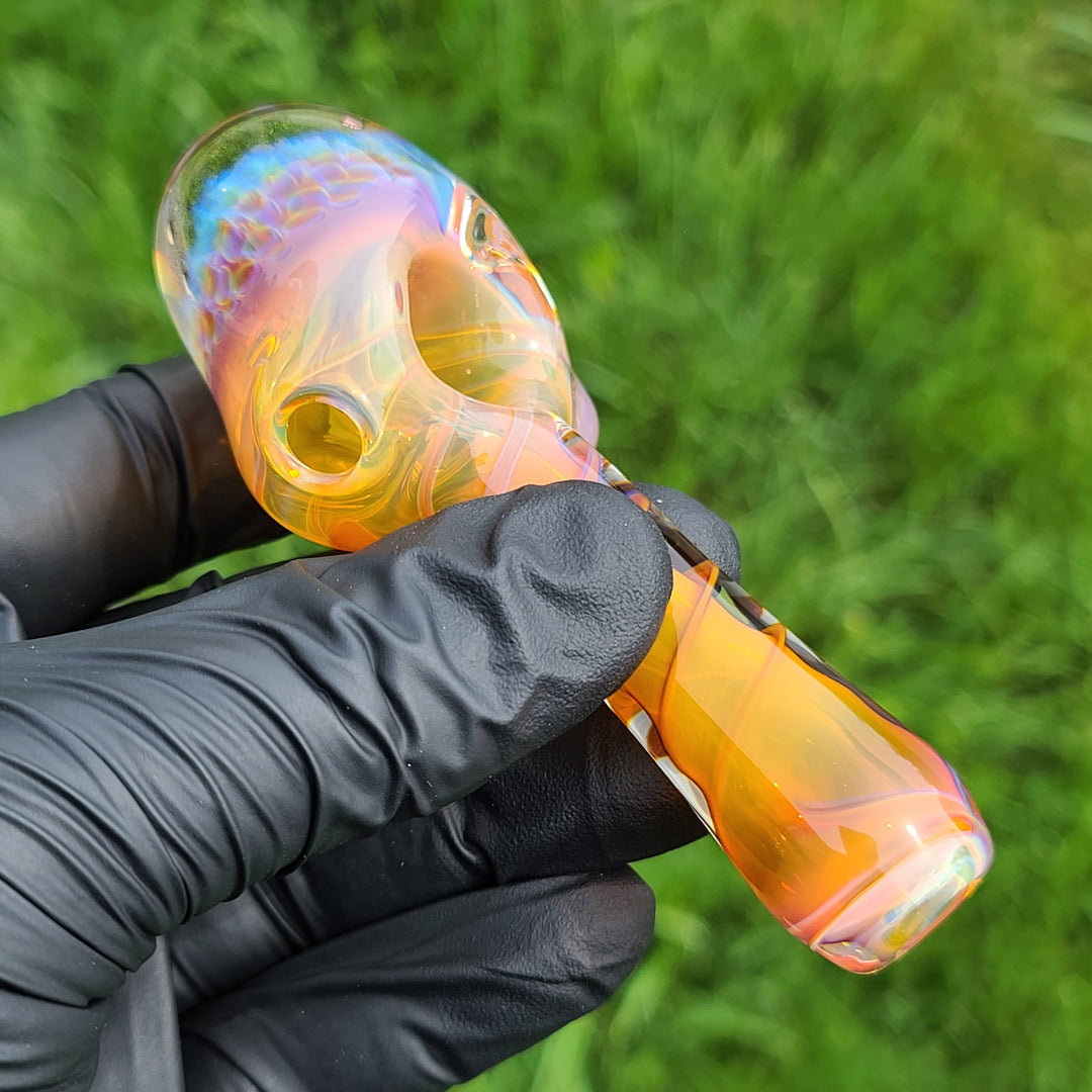 Alien Brain Honeycomb Pipe Glass Pipe Plug a Nug   