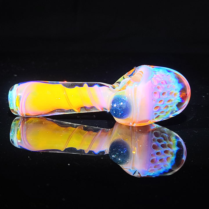Alien Brain Honeycomb Pipe Glass Pipe Plug a Nug   