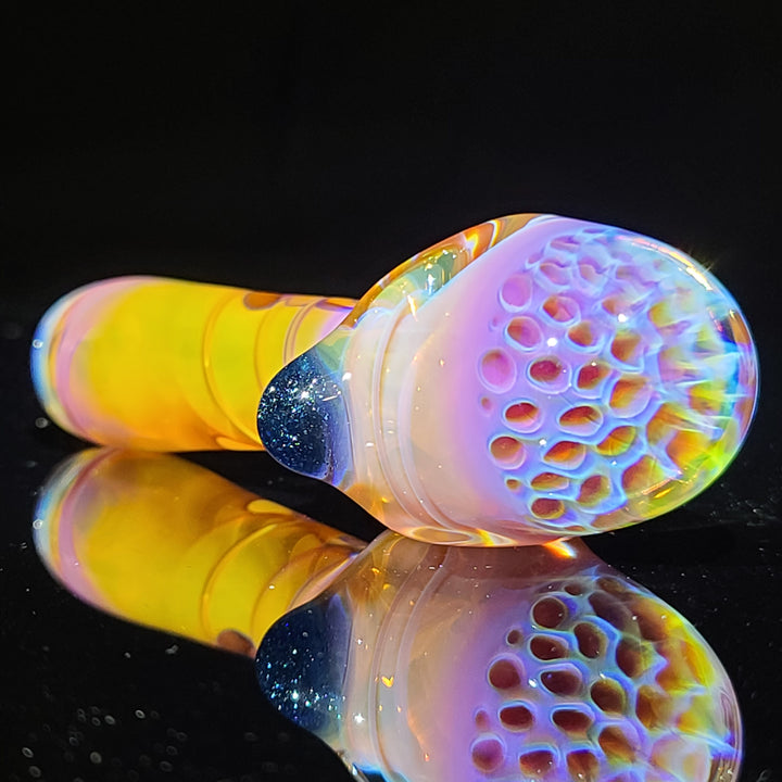 Alien Brain Honeycomb Pipe Glass Pipe Plug a Nug   