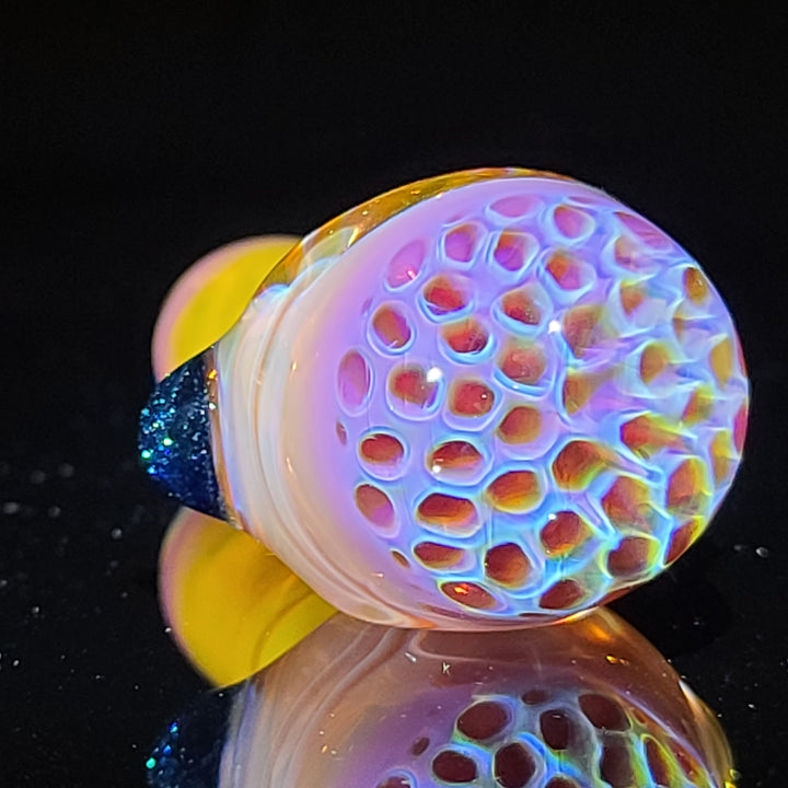 Alien Brain Honeycomb Pipe Glass Pipe Plug a Nug   