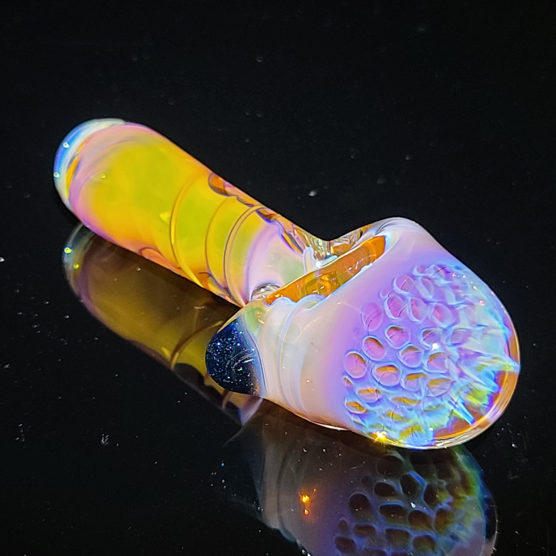Alien Brain Honeycomb Pipe Glass Pipe Plug a Nug   
