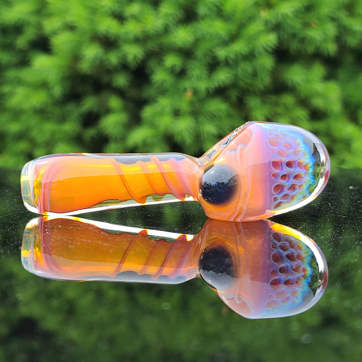 Alien Brain Honeycomb Pipe Glass Pipe Plug a Nug   