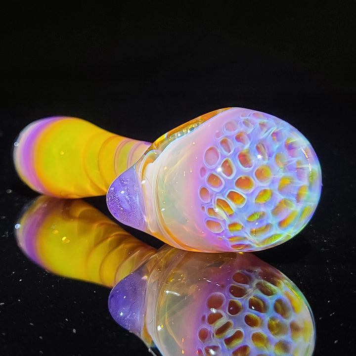 Alien Brain Honeycomb Pipe Glass Pipe Plug a Nug   