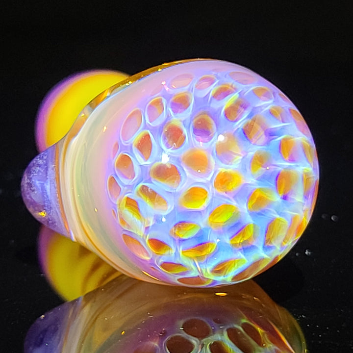 Alien Brain Honeycomb Pipe Glass Pipe Plug a Nug   