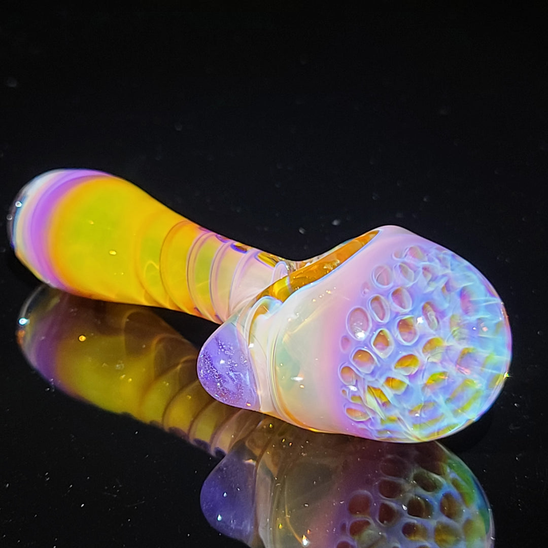 Alien Brain Honeycomb Pipe Glass Pipe Plug a Nug   