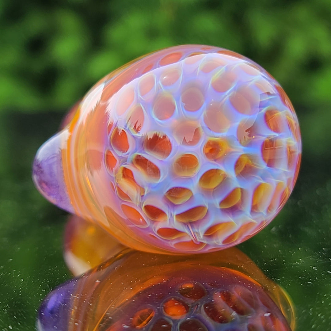 Alien Brain Honeycomb Pipe Glass Pipe Plug a Nug   