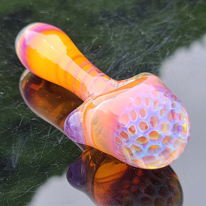 Alien Brain Honeycomb Pipe Glass Pipe Plug a Nug   