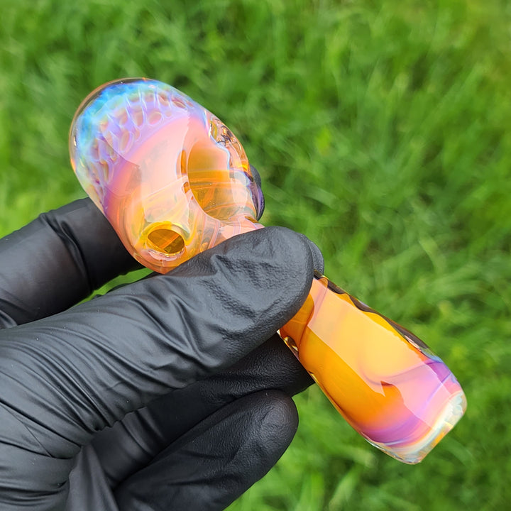 Alien Brain Honeycomb Pipe Glass Pipe Plug a Nug   