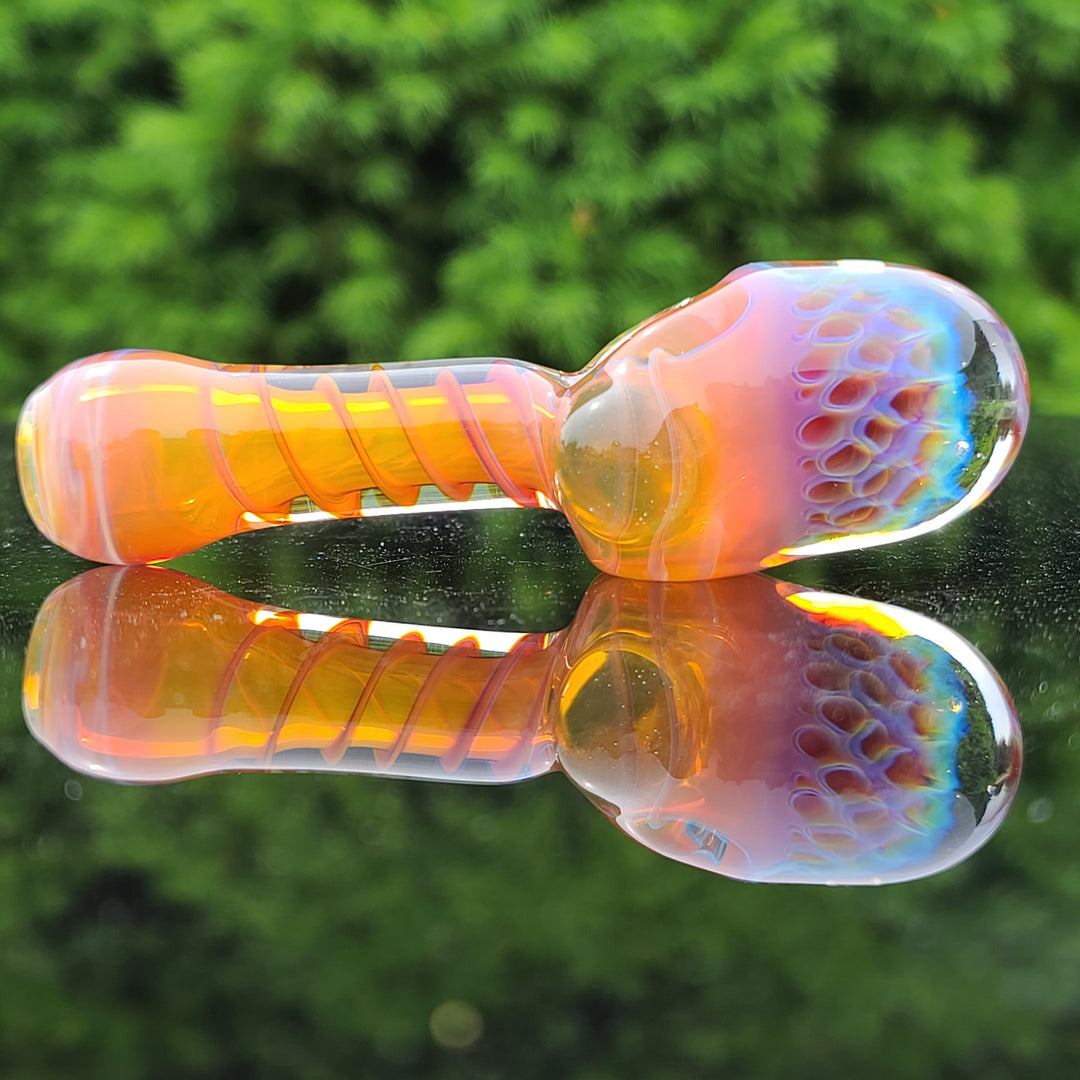 Alien Brain Honeycomb Pipe Glass Pipe Plug a Nug   