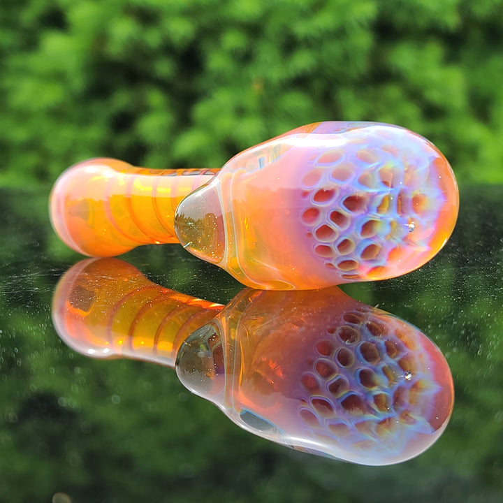 Alien Brain Honeycomb Pipe Glass Pipe Plug a Nug   