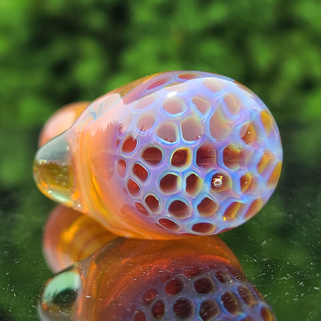 Alien Brain Honeycomb Pipe Glass Pipe Plug a Nug   