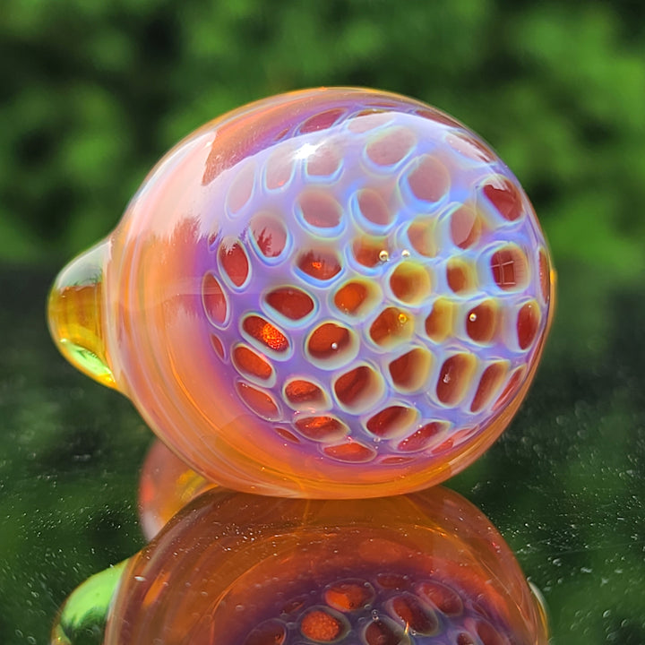 Alien Brain Honeycomb Pipe Glass Pipe Plug a Nug   