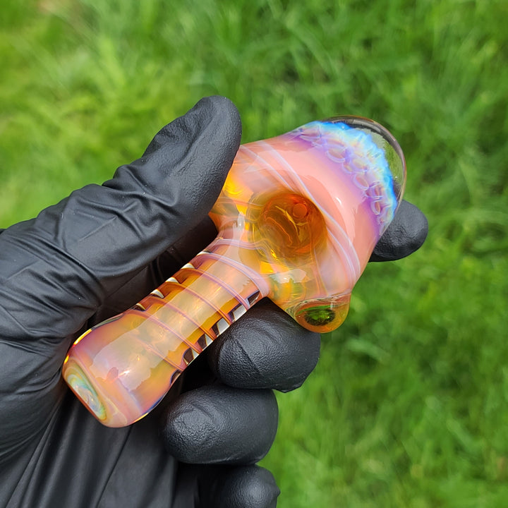 Alien Brain Honeycomb Pipe Glass Pipe Plug a Nug   