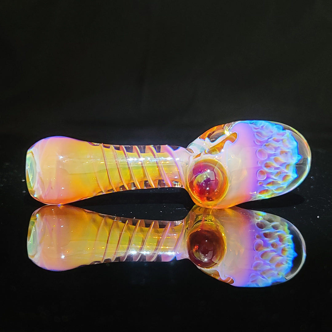 Alien Brain Honeycomb Pipe Glass Pipe Plug a Nug   