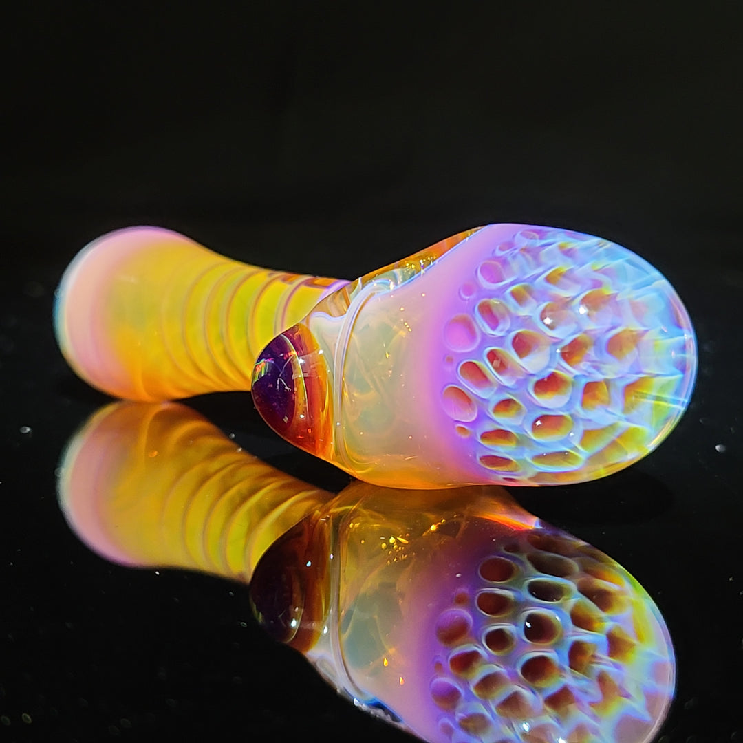 Alien Brain Honeycomb Pipe Glass Pipe Plug a Nug   