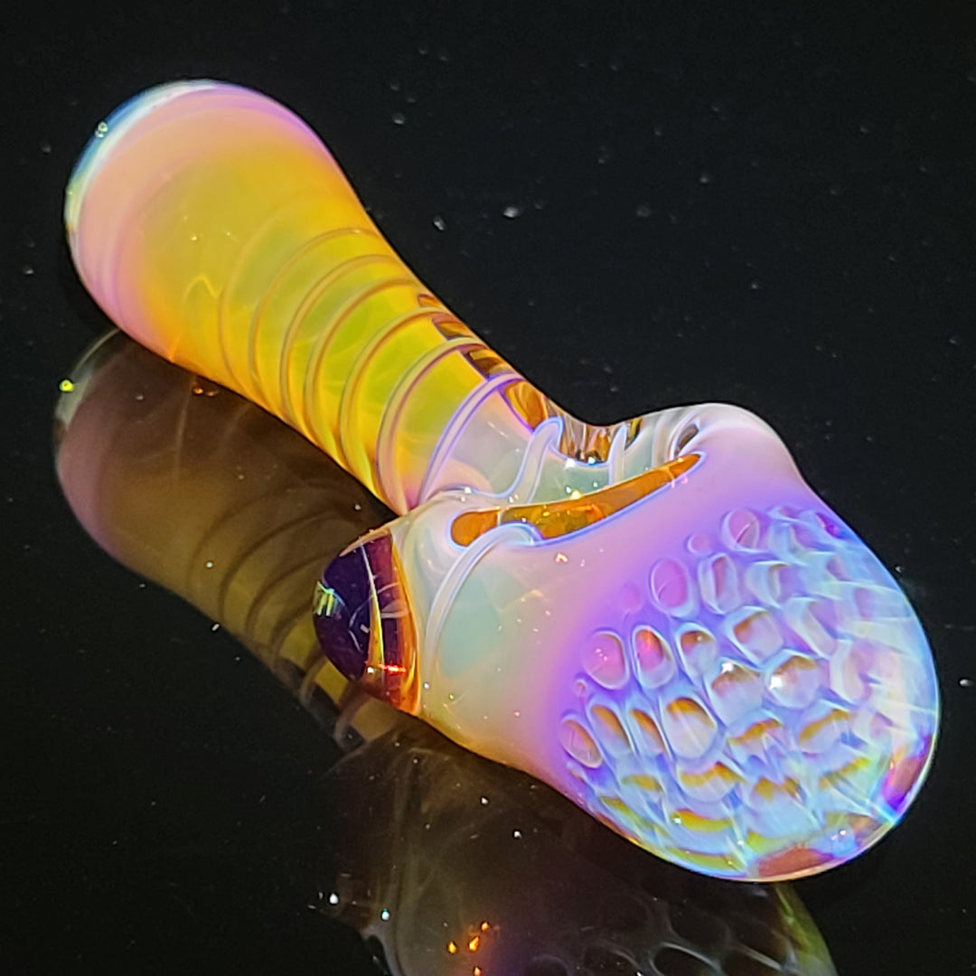 Alien Brain Honeycomb Pipe Glass Pipe Plug a Nug   