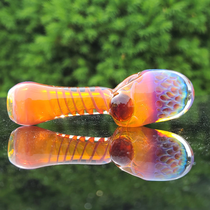 Alien Brain Honeycomb Pipe Glass Pipe Plug a Nug   