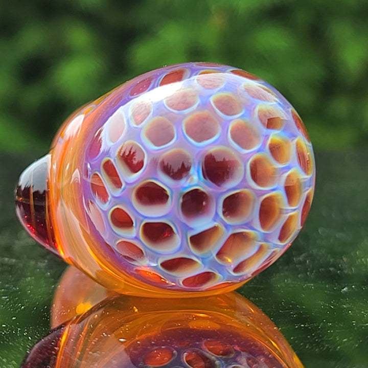 Alien Brain Honeycomb Pipe Glass Pipe Plug a Nug   