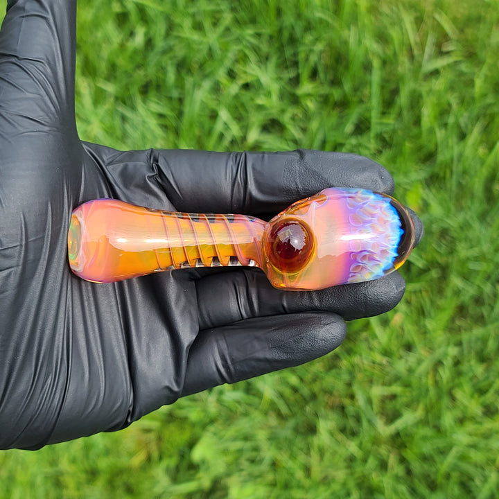 Alien Brain Honeycomb Pipe Glass Pipe Plug a Nug   