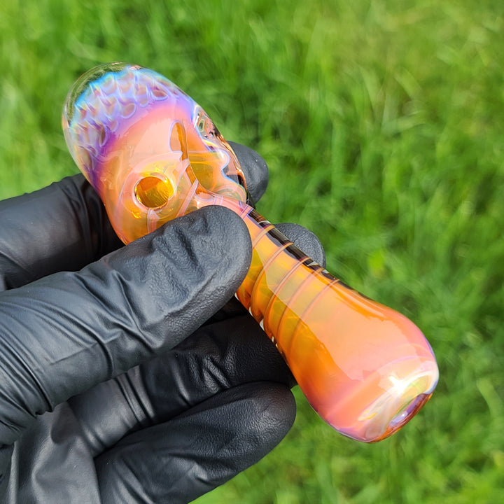 Alien Brain Honeycomb Pipe Glass Pipe Plug a Nug   