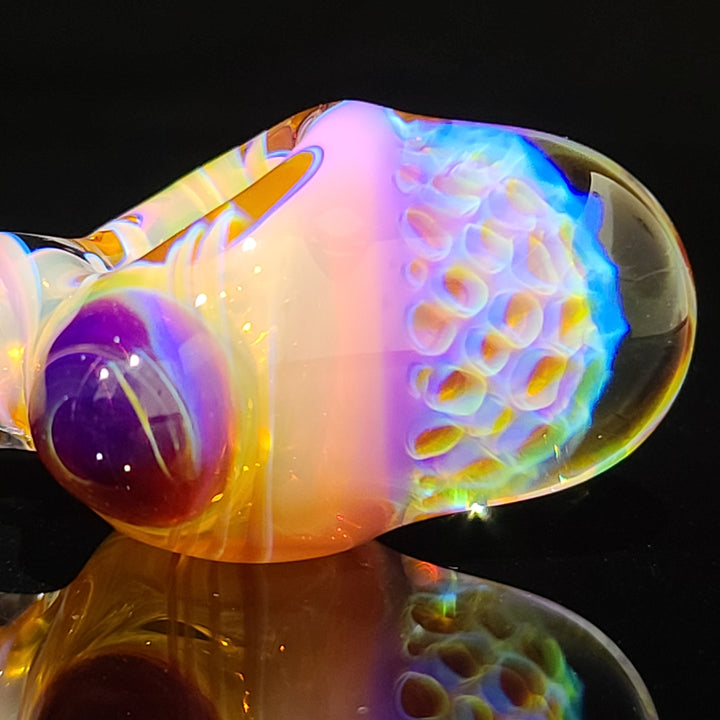 Alien Brain Honeycomb Pipe Glass Pipe Plug a Nug   